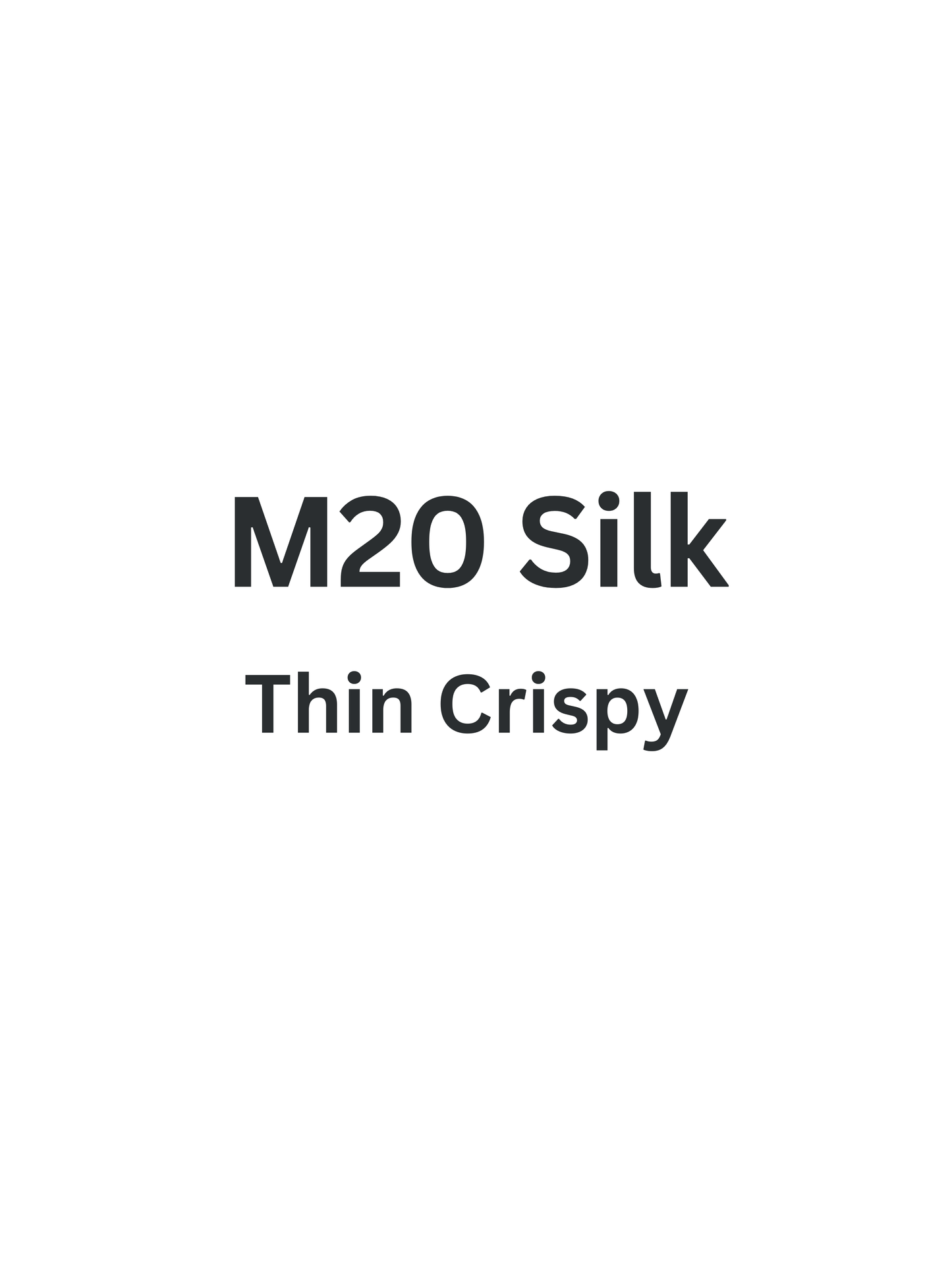 [Thin, Crispy] M20s Bag